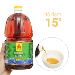 Nước mắm cá cơm 584 Nha Trang 15 độ đạm bình 2 lít