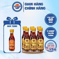 Nước mắm cá cơm cao cấp Hòa Hiệp 50ml lốc 6 chai tiết kiệm - Thích hợp làm quà tặng du lịch miền Nam