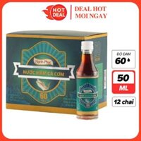Nước Mắm Cá Cơm Hạnh Phúc 60 Độ Đạm Hộp 12 Chai 50 ML