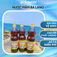 Nước mắm cá cơm, nước mắm cốt nguyên chất loại đặc biệt thơm ngon Ba Làng Thanh Hoá 900ml - TH Seafood