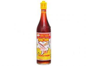 Nước mắm cá cơm siêu hạng Hưng Thịnh 35 độ đạm chai 620ml