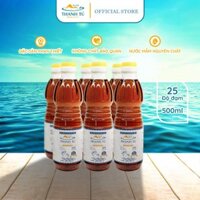 Nước mắm cá cơm truyền thống 25 độ đạm Đặc Sản Phan Thiết THÙNG 6 chai 500ml - Hải Sản Thanh Tú