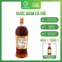 Nước Mắm Cá Hồi Cát Hải 38 Độ Đạm - Chai Thủy Tinh 380ml - Nước Mắm Truyền Thống