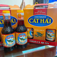 Nước mắm cá quẩn -Đảo Cát Hải 1 xách/3 chai/300ml