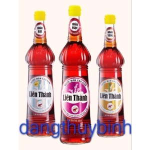 Nước mắm cao đạm Liên Thành nhãn ngọc 40 độ đạm chai 600ml