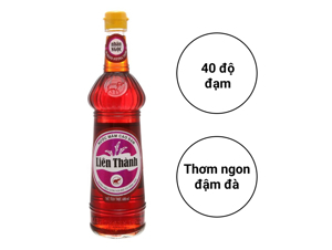 Nước mắm cao đạm Liên Thành nhãn ngọc 40 độ đạm chai 600ml