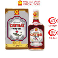 Nước Mắm Cát Hải Ông Sao 40 độ đạm chai 370ml