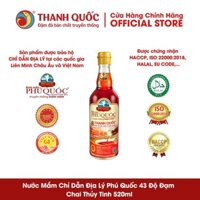 Nước mắm chỉ dẫn địa lý Phú Quốc Thanh Quốc 43N 520ml x 2 chai