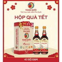 Nước mắm chỉ dẫn địa lý Phú Quốc - Thanh Quốc 43N, chai thủy tinh 520ml