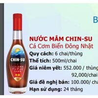 nước mắm chin su