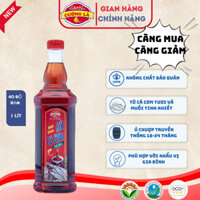 Nước mắm cốt cá cơm đặc biệt LOẠI 1 40 độ đạm Cường Là 1 Lít nguyên chất truyền thống sạch