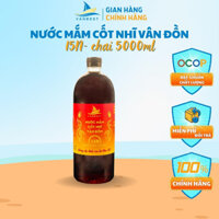 Nước mắm cốt nhĩ Vân Đồn Vanbest độ đạm 15N chai 5L nước mắm sá sùng Quảng Ninh đặc sản