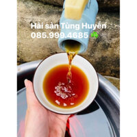 Nước mắm gia truyền Bà Thạo được làm từ cá cơm tươi và muối biển tinh khiết, đảm bảo vệ sinh  ATTP, không chất phụ gia
