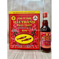 Nước mắm Hải Thành. Thùng 6 chai x 500 ml. Nước mắm nhỉ truyền thống Phan Thiết.