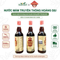 Nước Mắm Hoàng Dịu - Cốt Cá Trỏng Cơm (Ủ 2 Năm) - Chai 500ml