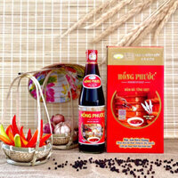 Nước Mắm Hồng Phước 40 Độ,Hộp 2 Chai Thuỷ Tinh 650ml