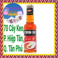 Nước mắm hương cá hồi hảo hạng Chinsu chai thủy tinh 500ml - Nước mắm Chinsu Chin su hương cá hồi chai 500ml