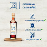 Nước Mắm Mực Nhĩ Cự Nham Thanh Hóa, Mắm Mực Thượng Hạng Thơm Ngon Chai Thủy Tinh 500ML - Nước Mắm Truyền Thống Cự Nham