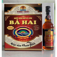 Nước Mắm Nhĩ Cá Cơm Bà Hai Ms40 thùng 6chai x 500ml. Xuất Xứ Phan Thiết- Bình Thuận