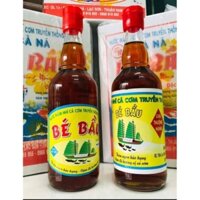 Nước mắm nhỉ cá cơm Bé Bầu- thùng 6 chai sành 500ml