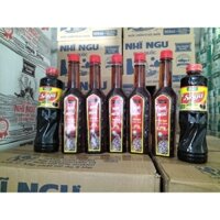 nước mắm nhĩ ngư phú quốc giảm mặn com bo 5 chai 500ml tặng kèm 2 chai nước tương 500ml