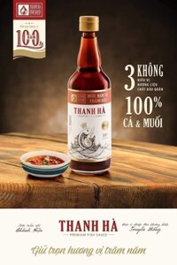 Nước Mắm Nhĩ Thanh Hà 40°N (520ml)