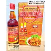 NƯỚC MẮM NHỈ TRUYỀN THỐNG_HUY HOÀNG(Loại đặc biệt, 2 chai x 500ml)