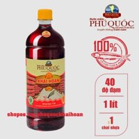 Nước Mắm Phú Quốc Khải Hoàn Chai Nhựa 1 Lít 40 Độ Đạm