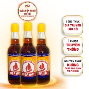 Nước mắm Tĩn 40N chai thủy tinh 500ml