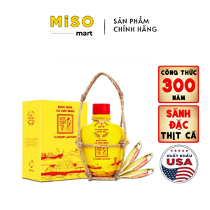 Nước mắm Tĩn cá cơm vàng 60 độ đạm bình gốm 250ml