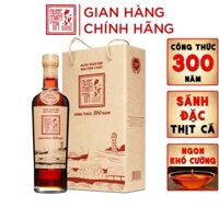 Nước mắm Tĩn nhãn đỏ độ đạm 40N chai thủy tinh 500ml rin nguyên chất truyền thống sạc