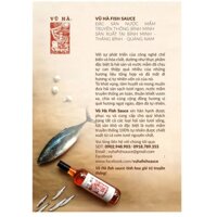 Nước mắm truyền thống Vũ Hà Fish Sauce