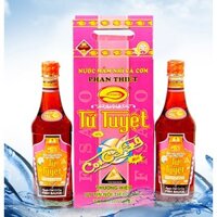 NƯỚC MẮM TỨ TUYỆT hiệu CON CÁ VÀNG PT FISACO (xách 2 chai 490ml 40 độ đạm)