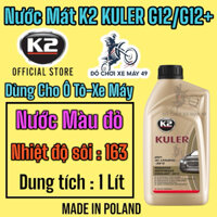 Nước mát K2 Kuler pha sẵn 1L G12+ màu đỏ Nhiệt độ sôi 163 độ nhập khẩu Ba Lan chĩnh hãng TVA >>>>