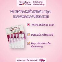 Nước mắt nhân tạo Novotane Ultra 1ml giúp bảo vệ mắt, dưỡng ẩm, giảm khô, giảm mỏi mắt - 1