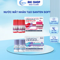 Nước Mắt Nhân Tạo Santen Soft Santear Nhật Bản Hộp 4 Lọ X 5ml