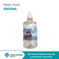 Nước Muối (1000ml)( Nacl 0.9% 1 Lít -V.Sinh -TMH)