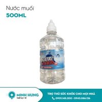 Nước Muối (500ml)( Nacl 0.9%-500ml-V.Sinh TMH)