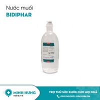 Nước Muối Bidipha (Natriclorid 0.9% 500ml)