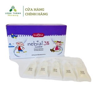 Nước muối Nebial 3% Flaconcini Ý