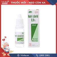 Nước muối nhỏ mắt Natri clorid 0.9% Pharmedic | Chai 10ml