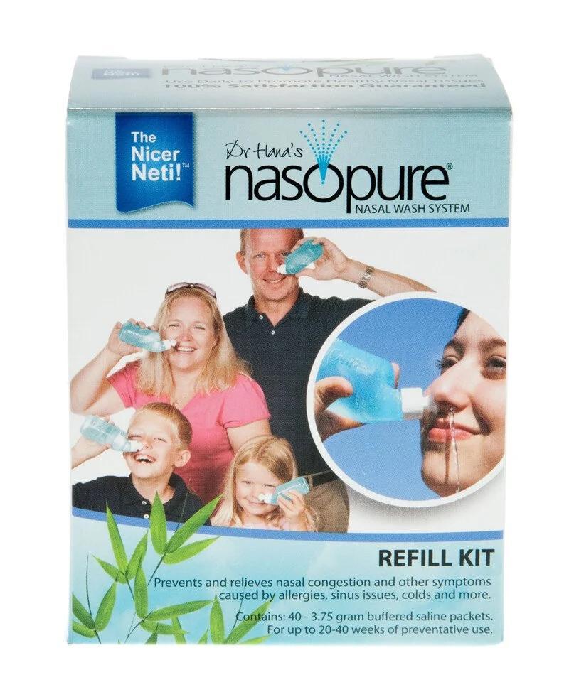 Nước muối rửa mũi xoang NASOPURE Refill Kit