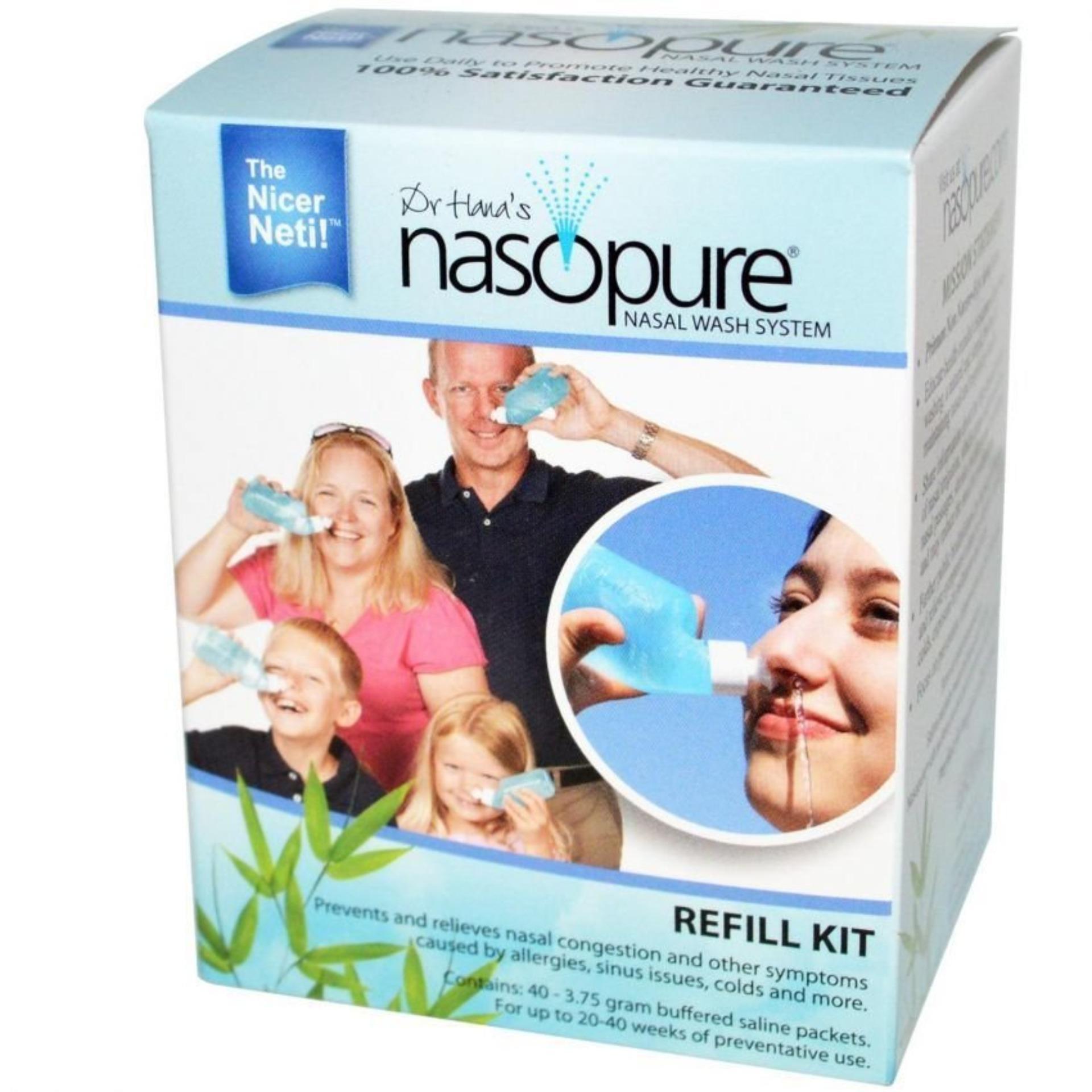 Nước muối rửa mũi xoang NASOPURE Refill Kit