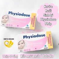 Nước muối sinh lý cho bé Physiodose 40 ống/hộp - Pháp