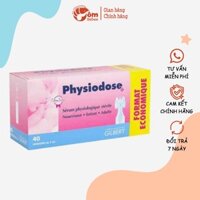 Nước muối sinh lý cho trẻ sơ sinh PHYSIODOSE Pháp, nước muối sinh lý 40x5ml - Tôm bebee TB103