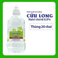 Nước Muối Sinh Lý Cửu Long (Thùng /20c /500ml)