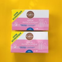 Nước muối sinh lý Gifrer màu hồng 40 ống (Pháp) [date xa]