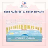 NƯỚC MUỐI SINH LÝ GIFRER TÉP VÀNG