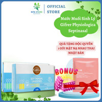 Nước Muối Sinh Lý Gifrer Physiologica Septinasal Vàng, Xanh (hộp 20 Tép) - Pháp