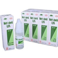 Nước muối sinh lý Nacl 0,9% Mắt mũi lốc/10 hộp